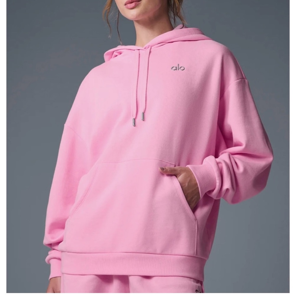ALO Sweet Pink Accolade Hoodie